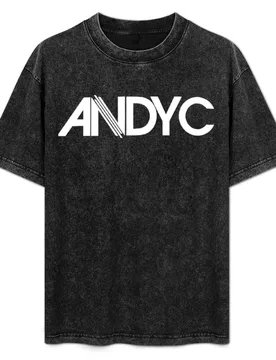 Andy C Logo Essential T-Shirt Holiday Casual Short Sleeve Top - Aliexpress - FashionsVida