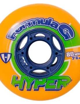 Roue Hockey Indoor Formula G Era Orange 80 mm / 76A unisex - Hyper Wheels - FashionsVida