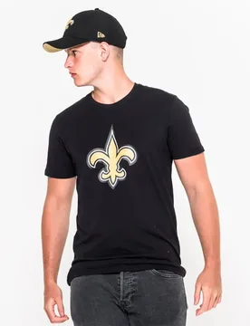 T-shirt à Manches Courtes Nfl Regular New Orleans Saints Black M - New era - FashionsVida