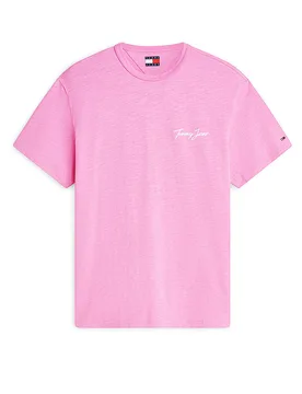 Tommy Jeans T-Shirt rose XXL - Tommy Jeans - FashionsVida