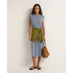 Sfera - Vestido básico lavado