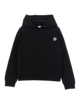 Felpa Con Logo E Cappuccio