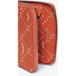 Zadig & Voltaire - Cartera mini de mujer de lona revestida monogram negra