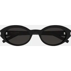 Gafas de sol de mujer ovaladas de acetato negras