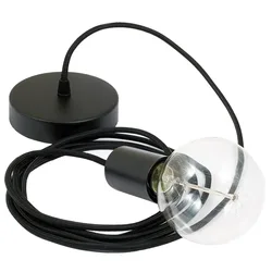 Cables Suspension Luminaire Rm04 2 M Black One Size