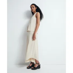 Sfera - Pantalón ancho lino