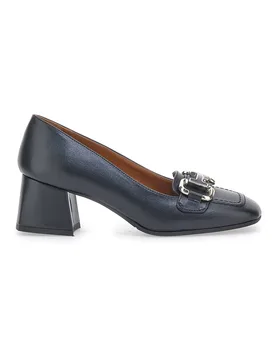 Mocassini con tacco 144 Neri 36 - PITTARELLO COUTURE - FashionsVida