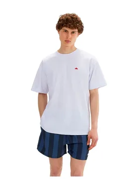 Maglietta A Maniche Corte Play Nice White S - Ellesse - FashionsVida
