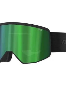 Masque De Ski Four Pro Hd All Black Green HD/CAT2-3 Homme