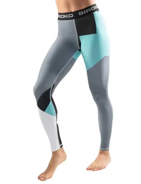 Leggings Ether Turquoise / Grey M