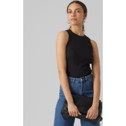 Top de mujer sin mangas ajustado