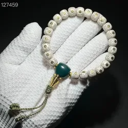 Authentic Hainan Star Moon , Natural White High-Density Bodhi , Single-Loop Buddhist Bead Bracelet