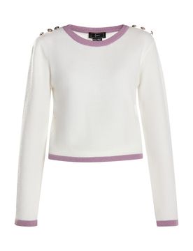 Faina Jersey 'Paino' lila / blanco