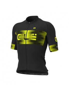 Maglia ciclismo GRAPHICS PRR SCALATA nero fluo