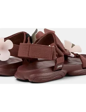 Sandalias planas de mujer Karst Sandal Twins cierre adherente - Camper - FashionsVida