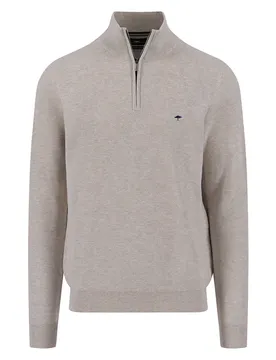 Maglione Con Mezza Zip 151222 Winter White 3XL