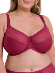 Womens Wonderfully Full Cup Bra Purple - Pink Polyamide - Size 40h