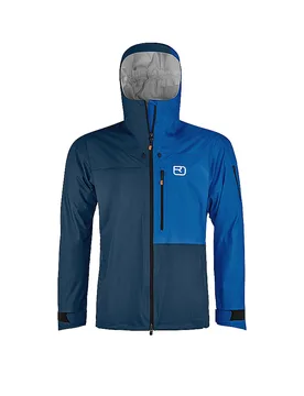 Veste de randonnée Ortler 3L à capuche bleu marine M - Ortovox - FashionsVida