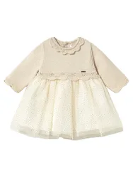 Mayoral Vestito bambina crema 62