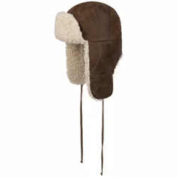 Blakely Pigskin Aviator Hat by - brown - Size: S (54-55 cm)