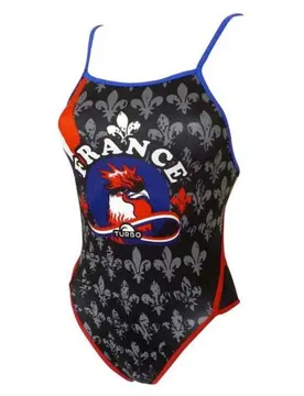 Maillot De Bain à Fines Bretelles France Coq