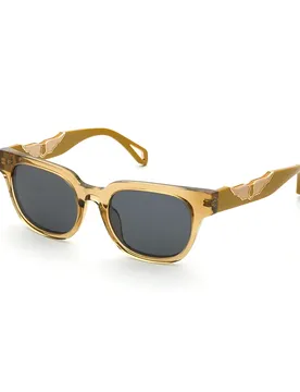 Occhiali Da Sole Da Donna Szv17 Brown / Yellow Smoke/CAT3