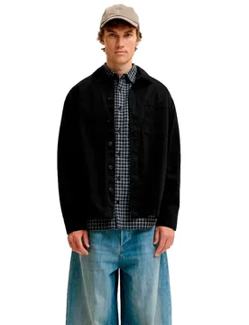 Camicia Overshirt Archive Black 2XL - Jack & jones - FashionsVida