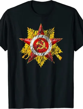 USSR Military Star Russian Propaganda Retro Vintage Soviet Men T-Shirt Short Sleeve Casual 100% Cotton O-Neck Summer Shirt - Aliexpress - FashionsVida