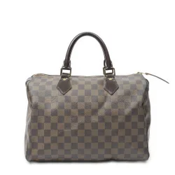 Pre-Owned Womens Speedy 3 Handbag - Brown - One Size