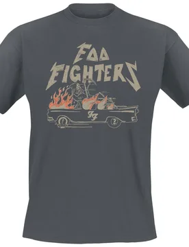 T-Shirt - Joyride - S bis XXL - für Männer - Größe S - charcoal - Lizenziertes Merchandise! - Männer - male - Foo Fighters - FashionsVida