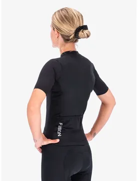 Cycling Damen T-Shirt, schwarz M