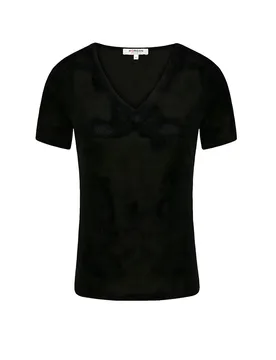 Damen T-Shirt Schwarz 471626