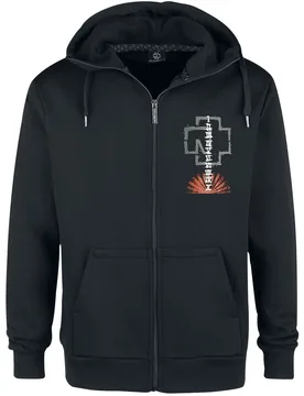 Kapuzenjacke - Sonne - S bis XXL - für Männer - Größe XL - schwarz - Lizenziertes Merchandise! - Männer - male - Rammstein - FashionsVida