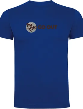 Maglietta A Maniche Corte Go Out Royal Blue - Kruskis - FashionsVida