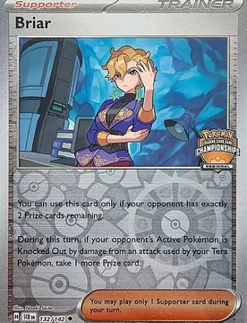 Pokemon SV Stellar Crown 132/142 Briar (Orange Regional League Promo) - Pokémon - FashionsVida