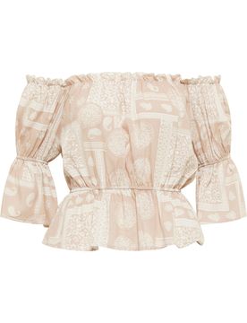 IZIA Blusa beige / beige claro