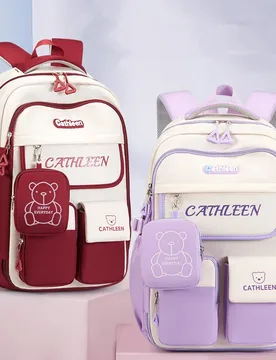 Bear series Children Backpack Girl School Bag Pink For Kid Child Teenage Schoolbag Primary Kawaii Cute Waterproof mochilas 2SIZE - Aliexpress - FashionsVida