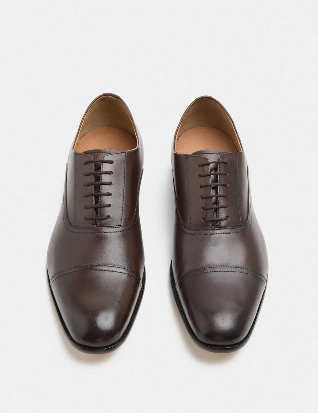 Leather Oxford Shoes Brown male - Autograph - FashionsVida