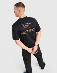 Arcteryx Arc'teryx Kragg SL Cotton Bird Word Shirt SS - Herren, Schwarz - male - Size: XL