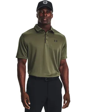 Tech Herren Poloshirt, grün 4XL