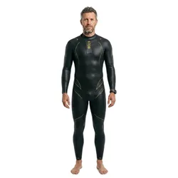 Alchemy 3.5 Long Sleeve Neoprene Wetsuit Black / Grey / Gold ML Men