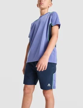 Chroma Cut & Sew Shorts Junior - Blu, blu blu Bambino taglia M - MONTIREX - FashionsVida