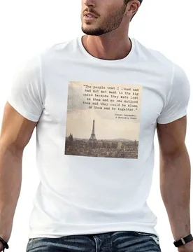 Hemingway in Paris T-Shirt anime t shirts for man t shirts designer t shirt for man 100 percent cotton T-shirt - Aliexpress - FashionsVida