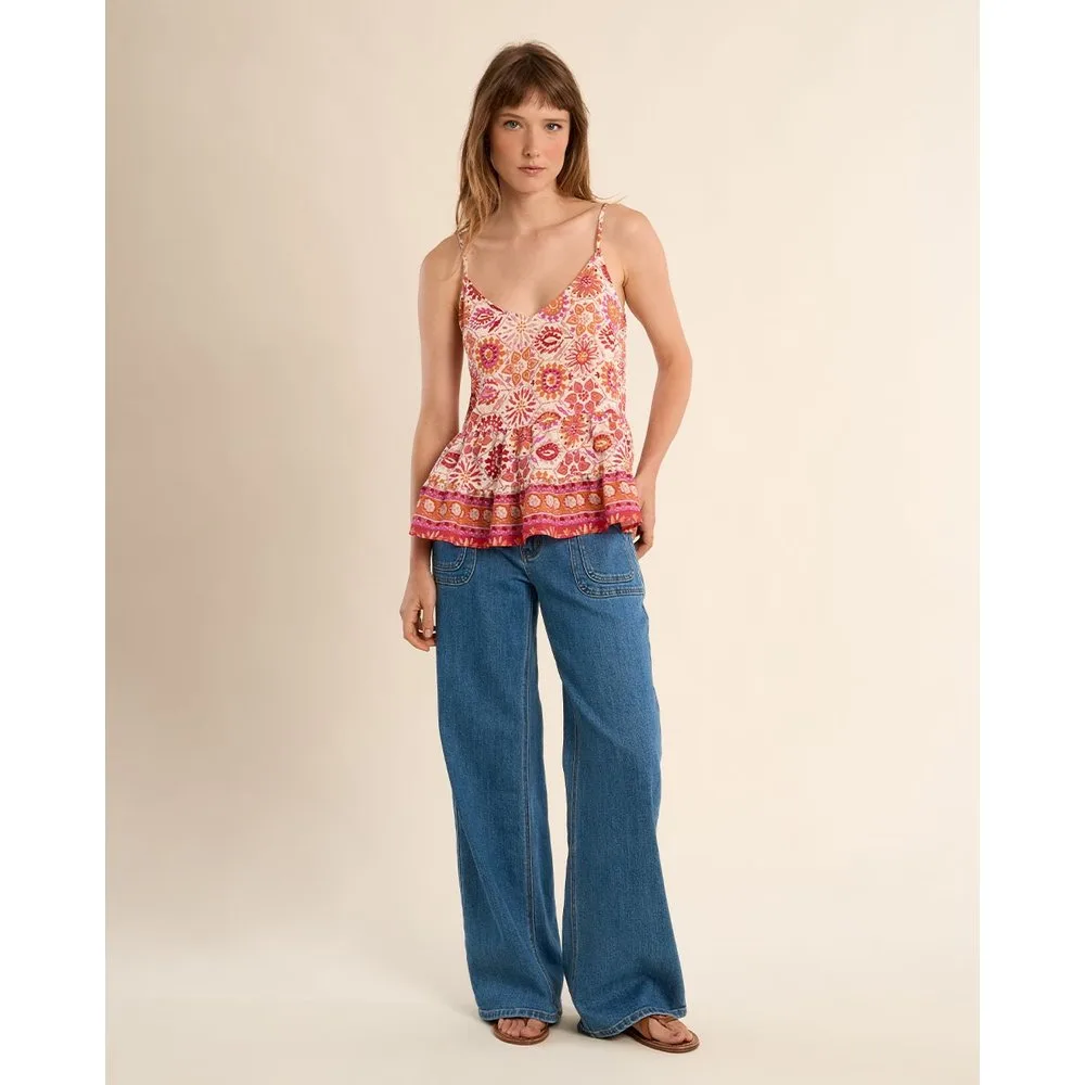 Top de mujer lencero con estampado - Molly Bracken - FashionsVida