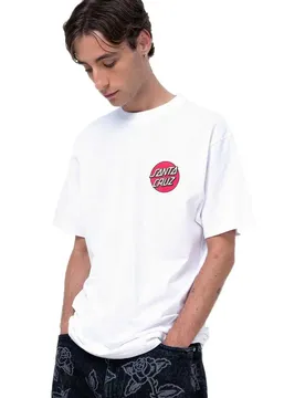 T-shirt à Manches Courtes Screaming Rose Flash White XL