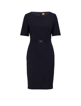 Vestido de negocios Slim Fit DALEAH azul oscuro 34