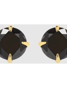 Pendientes áfrica moda de plata de ley 925 acabados en amarillo de 18 quilates - Luxenter - FashionsVida