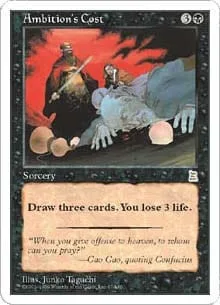 Ambition's Cost Portal Three Kingdoms - Magic: The Gathering - FashionsVida