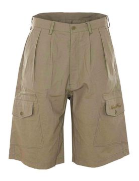 Pantaloncini cargo grigio chiaro