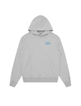 Small Arch Logo Popover Hood - Heather / Logo